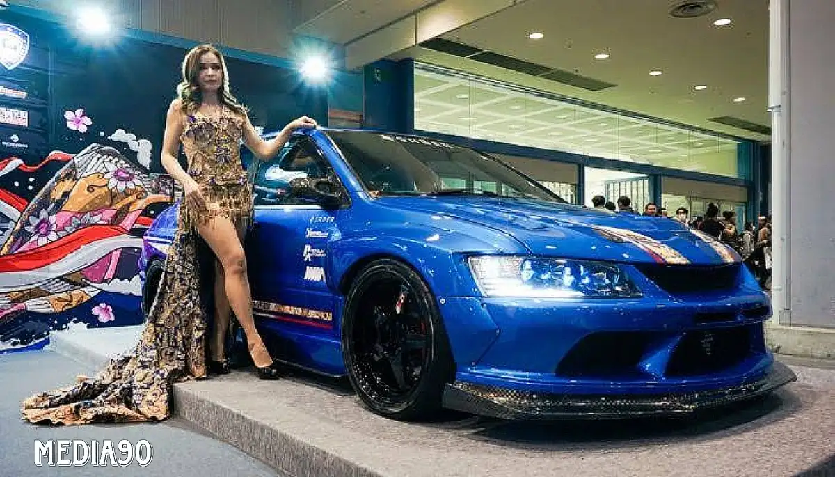 Mitsubishi Lancer Evolution IX Garapan Modifikator Indonesia Tampil Di Jepang