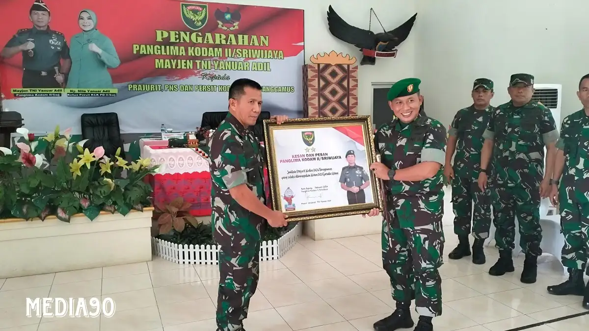 Pangdam II Sriwijaya Kunjungan Tanggamus, Pastikan Kamtibmas Kondusif Pasca Pemilu