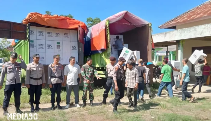 Pringsewu Bersiap Memilih: Logistik Pemilu Tiba, Pengawasan Ketat Dilakukan