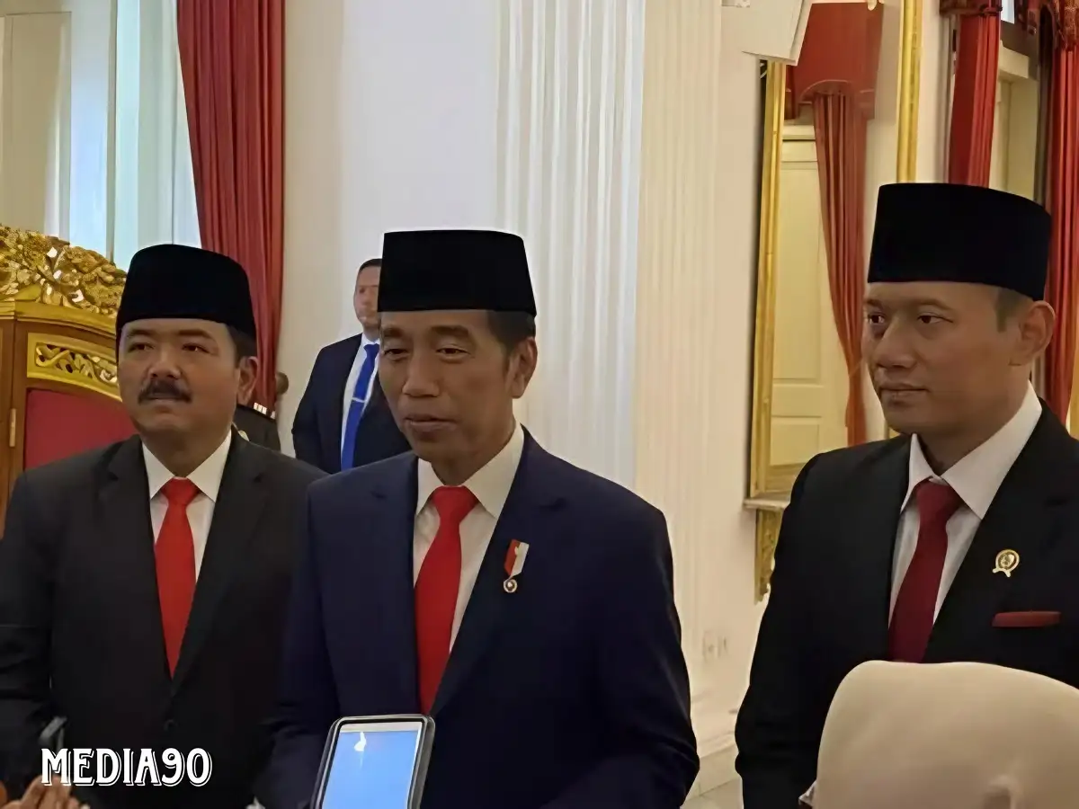 Reshuffle Kabinet, Presiden Jokowi Lantik AHY Jadi Menteri ATR BPN, Hadi Tjahjanto Menko Polhukam