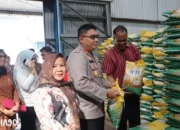 Kapolres Lampung Selatan: Stok Beras Cukup Hingga Idulfitri Setelah Sidak di Pasar dan Gudang Bulog
