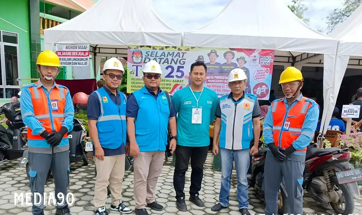 Sukseskan Pemungutan Suara di TPS, PLN Lampung Siagakan 1.146 Petugas