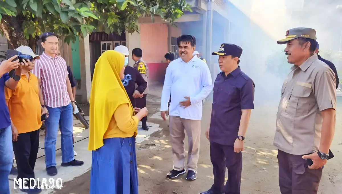 Ada 297 Warga Terjangkit, Dua Meninggal, Pj Bupati Pringsewu Kawal Gotong Royong Pencegahan DBD di Gadingrejo