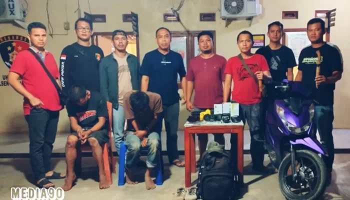 Operasi Polsek Banjar Agung: Dua Pria Asal Mesuji Tertangkap Setelah Bobol Tiga Rumah dan Mencuri Motor di Tulang Bawang