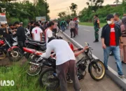Operasi Tertib: Polsek Tanjung Bintang Menumpas Balap Liar di Jalan Sutami Malang Sari, 43 Motor Terjaring dalam Kerangkeng Penegakan Hukum
