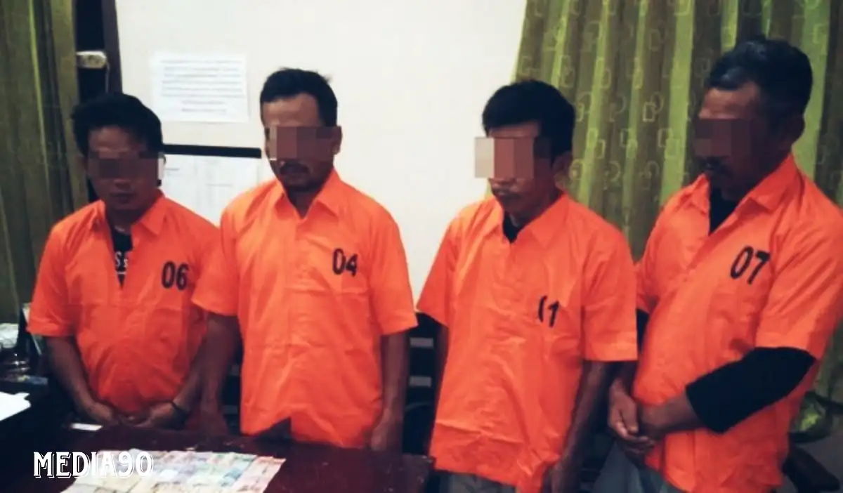 Bulan Puasa Masih Judi, Empat Warga Selapan Pardasuka Pringsewu ini Bakal Lebaran di Penjara
