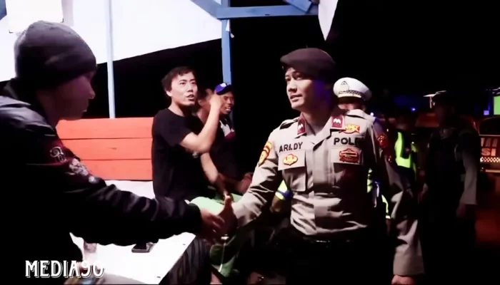 Polres Lampung Selatan Berperan Aktif dalam Mencegah Kerawanan dengan Patroli Sahur Bagarakan Ramadan