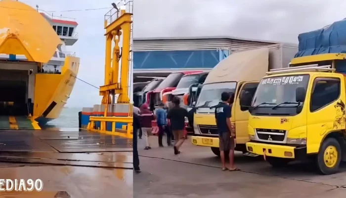 Penyeberangan Terkendala: Cuaca Buruk di Pelabuhan Merak Memperlambat Perjalanan ke Lampung, Antrean Kendaraan Membelit