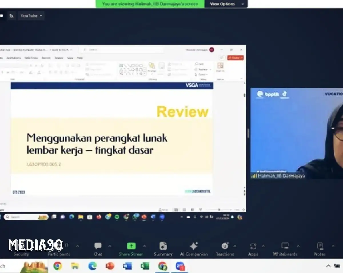Dosen Prodi Sistem Informasi Kampus Terbaik Darmajaya Ajari Peserta VSGA DTS 2024