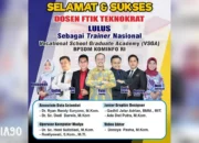 Dosen Teknokrat Berhasil Menjadi Trainer di Graduate Academy Kementrian Kominfo