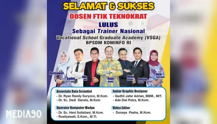 Dosen Teknokrat Berhasil Menjadi Trainer di Graduate Academy Kementrian Kominfo