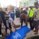 Gagal Salib Truk Pasir, Pemotor Tewas Terlindas di Jalan KH Gholib Pringsewu Barat, Begini Kronologinya