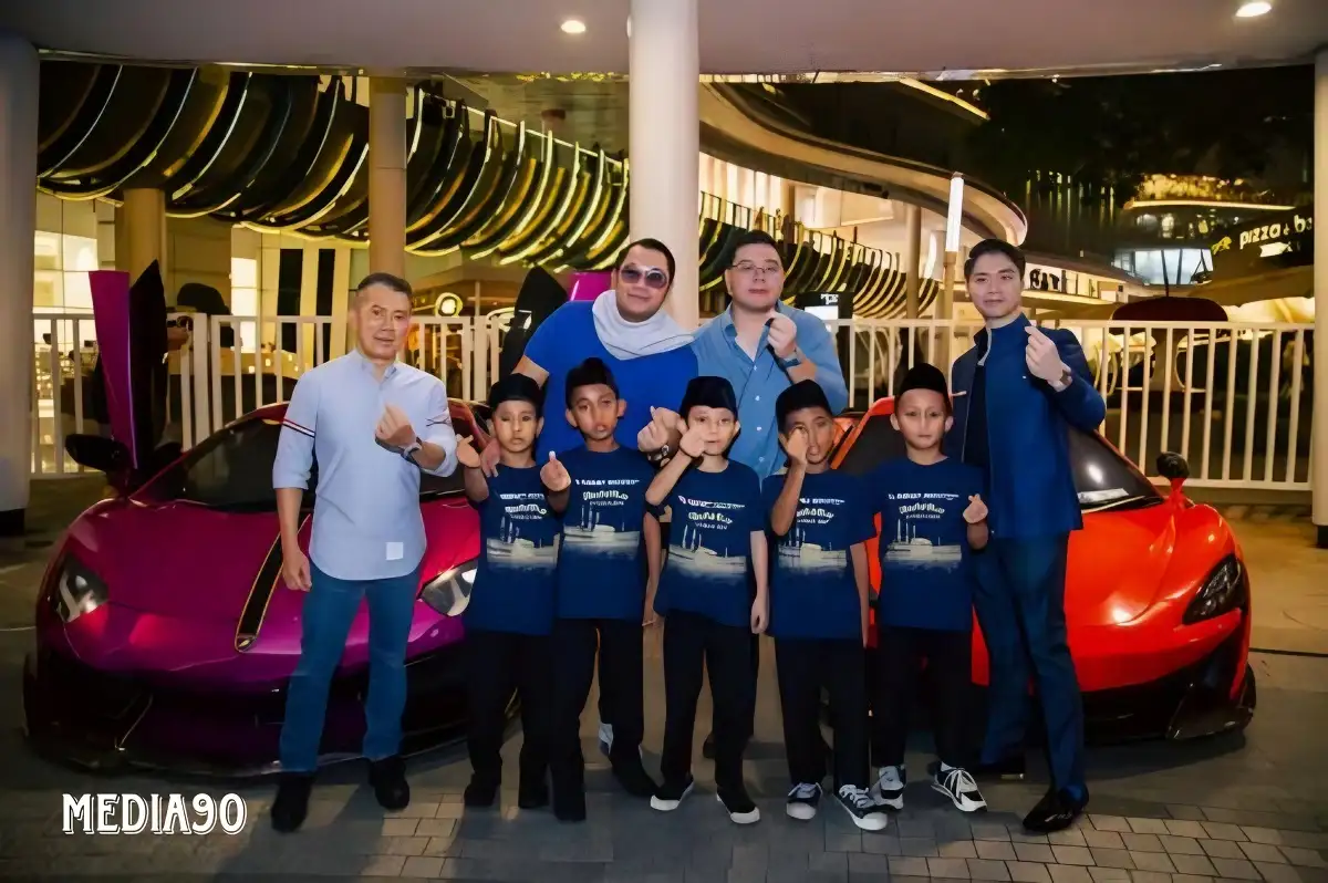 Independent Supercar Club Ajak Anak Panti Asuhan Keliling Jakarta Naik Lamborghini