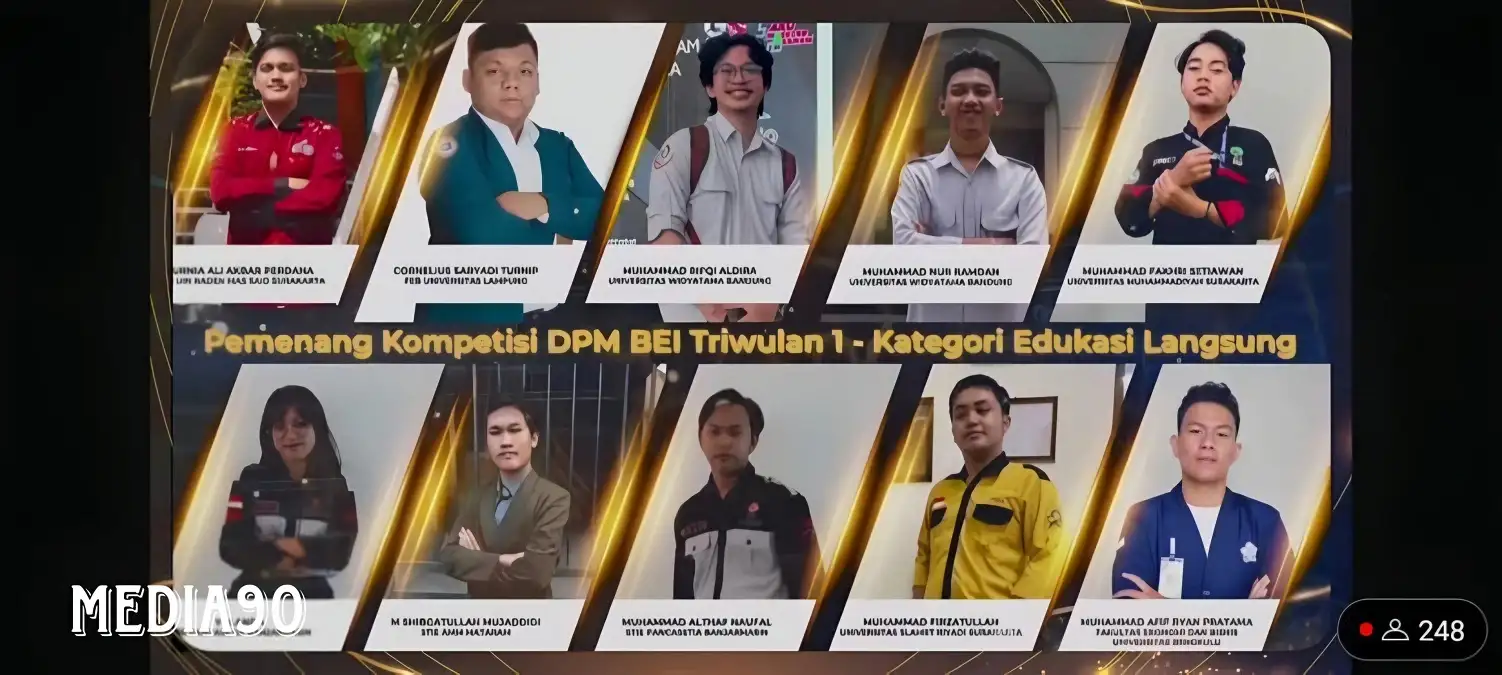 Mahasiswa Akuntansi FEB Unila Juarai Duta Pasar Modal Bursa Efek Indonesia 2024