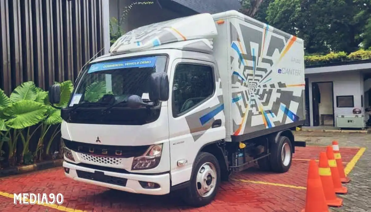 Mitsubishi Fuso Lihat Potensi Pemasaran Truk Listrik ECanter Di Sumatra