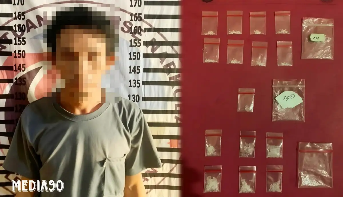 Nekat Jual Sabu di Kampung Bebas Narkoba Menggala Kota, Bandar ini Diringkus Polres Tulang Bawang