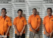 Terjaring Nekat: Empat Warga Gadingrejo Pringsewu Diborgol karena Berjudi saat Bulan Puasa