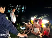 Polisi dan Warga Berhasil Mengamankan Empat Pelajar SMA 1 Pagelaran dan SMK YPT Pringsewu yang Terlibat Perang Sarung