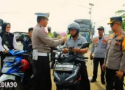 Penindakan Polisi: 1.310 Pelanggar Lalu Lintas Ditangkap dalam Operasi Keselamatan di Pringsewu, Mayoritas Motor