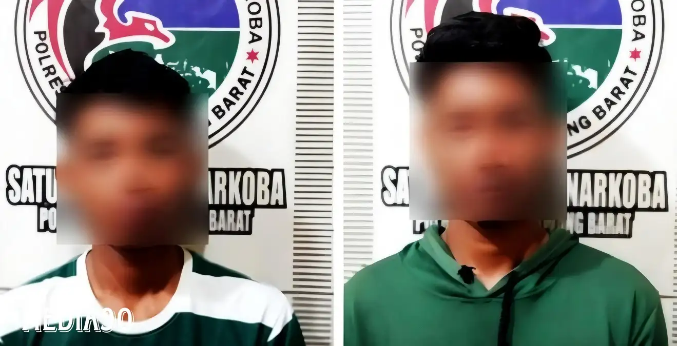 Patungan Beli Sabu, Dua Pemuda Asal Panaragan dan Kotabumi ini Dibawa ke Sel Polres Tulang Bawang Barat