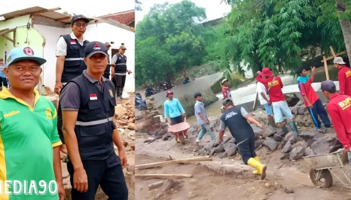 Talud Sungai Way Kandis: Pembangunan Perum Glora Persada Rajabasa Raya Menyongsong Rampung Sebelum Bulan Puasa