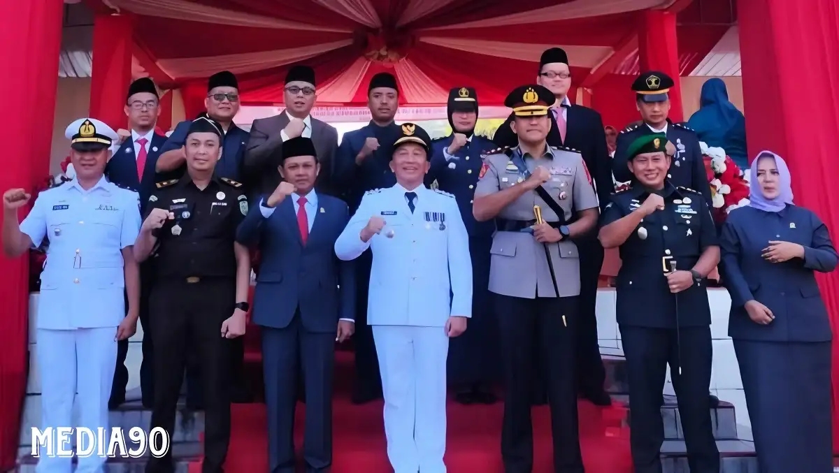 Pemkab Gelar Upacara HUT ke-27 Tanggamus, Pj. Bupati Ajak Berdayakan Potensi Agar Masyarakat Sejahtera Lahir Batin
