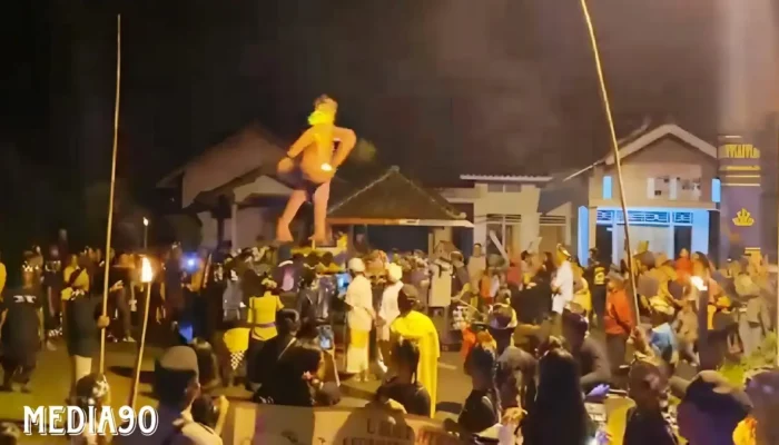 Meriahnya Perayaan Nyepi dengan Pawai Ogoh-Ogoh di Gadingrejo, Pagelaran, dan Ambarawa Pringsewu