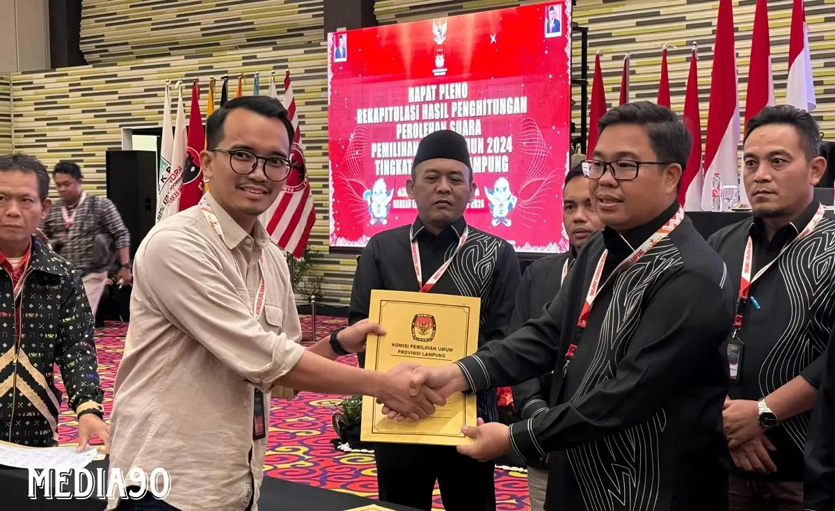 Perhitungan KPU Lampung, Prabowo-Gibran Raih Suara Tertinggi di 15 KabupatenKota