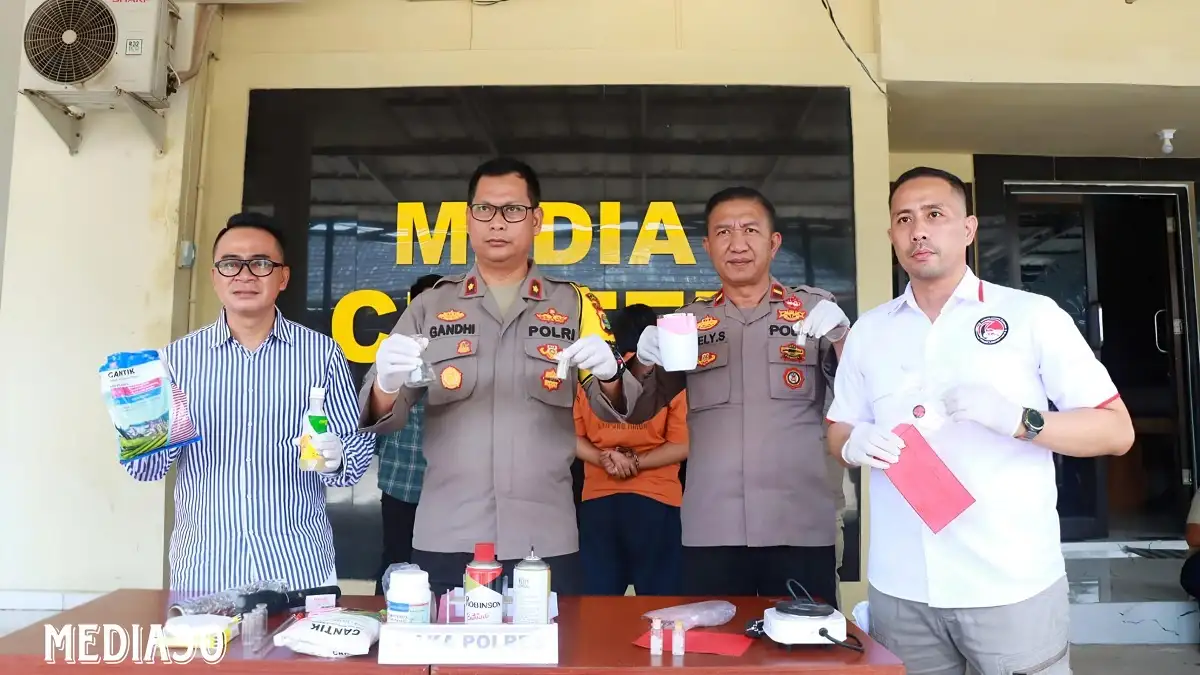 Polres Lampung Timur Gerebek Rumah Industri Sabu di Bumi Agung, Satu Peracik Diciduk