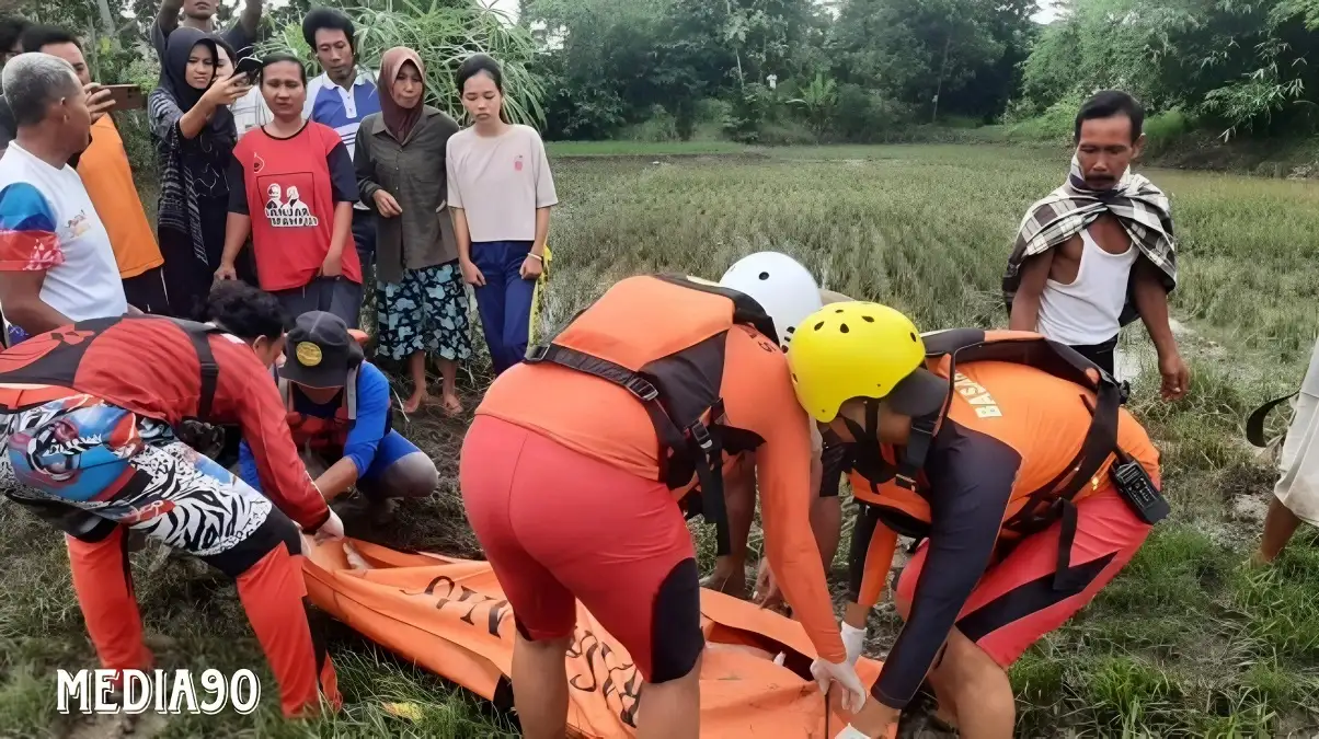 Remaja Hanyut di Sungai Way Bulok Sidoharjo Pringsewu Ditemukan Meninggal Dunia