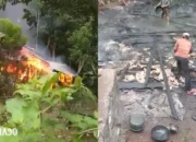 Tragedi Api: Rumah Warga Benteng Jaya Kota Agung Tanggamus Dilalap, Sisakan Hanya Pakaian pada Tubuh