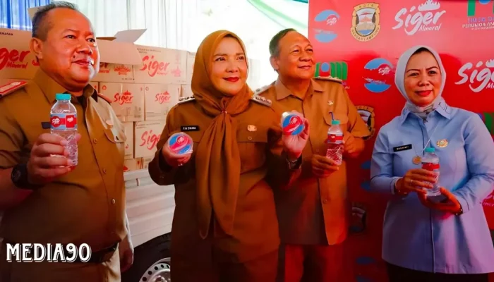 Eva Dwiana, Wali Kota yang Tak Kenal Tunda: Peluncuran Resmi Air Minum “Siger Mineral”
