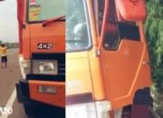 Tragedi di Tol Cikande: Sopir Truk Asal Sukoharjo Pringsewu Ditemukan Tewas Tergantung di Kendaraannya