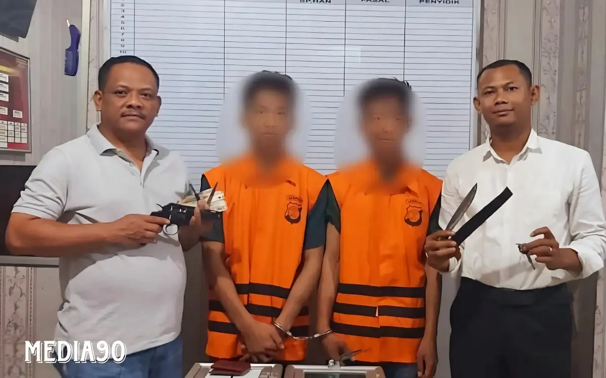 Tega Curi Uang Kotak Amal Masjid Nurul Amal Pemanggilan Natar, Dua Pemuda ini Masuk Sel Polisi