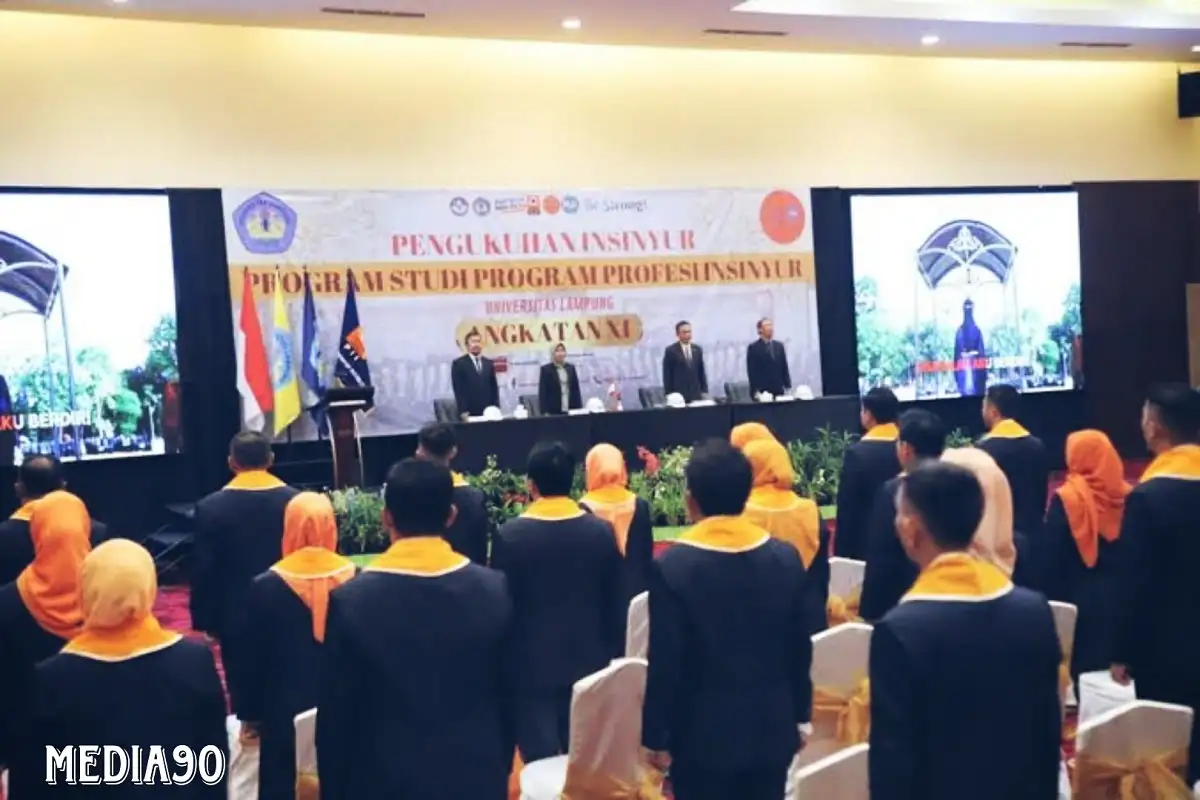 Unila Kukuhkan 58 Insinyur Lulusan PSPPI Angkatan XI
