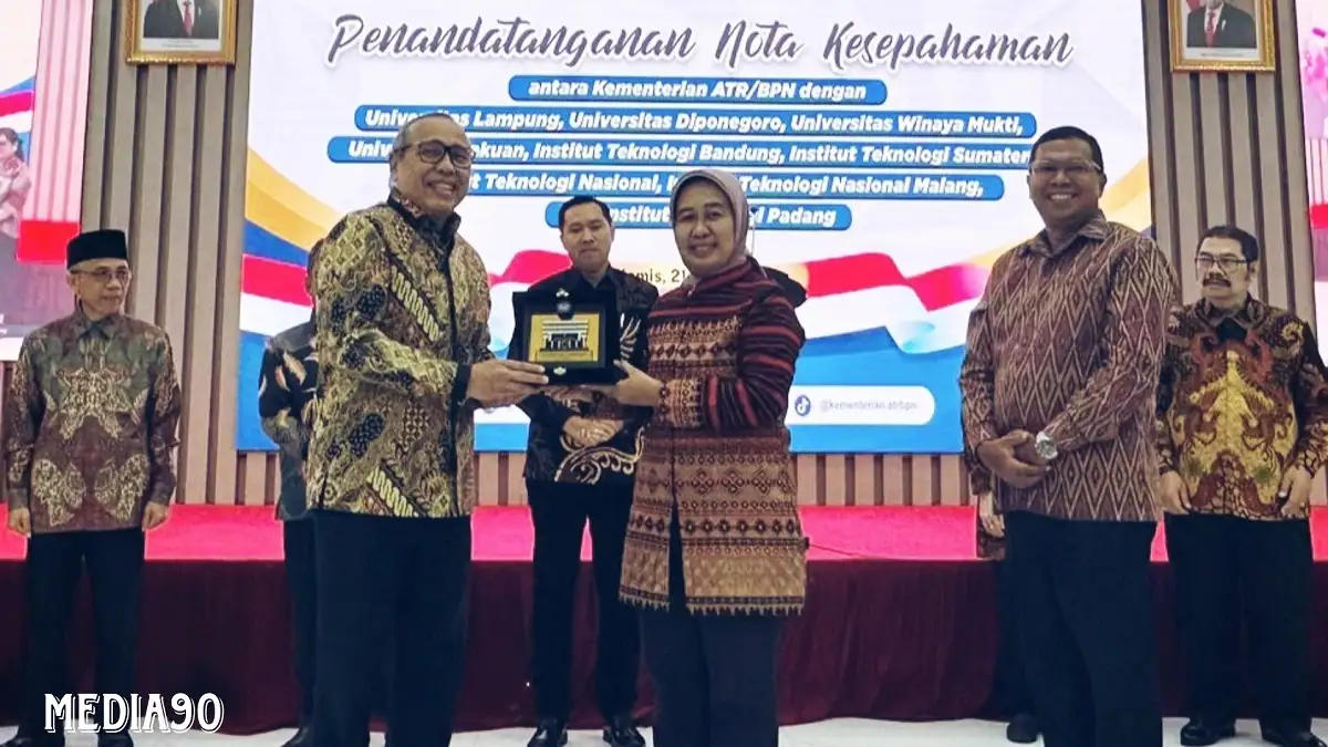 Unila Teken MoU Kerjasama Dengan Kementerian ATR BPN Kembangkan Tri Darma Perguruan Tinggi