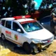 Ambulans Bawa Pasien Tabrak Motor Guru Warga Pagelaran di Jalinbar Fajaresuk Pringsewu, Pemotor Patah Kaki