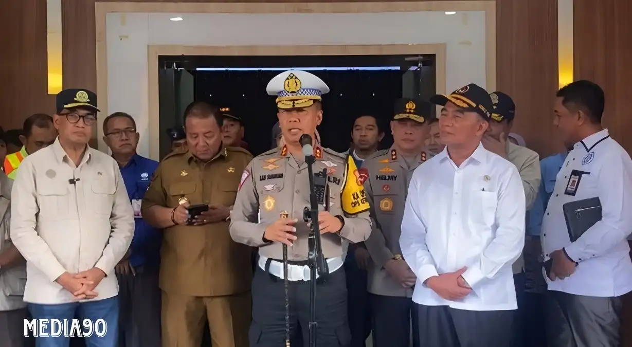 Arus Balik Idulfitri 2024, Kendaraan Truk Besar Dialihkan ke Pelabuhan Bandar Bakau Jaya Lampung Selatan