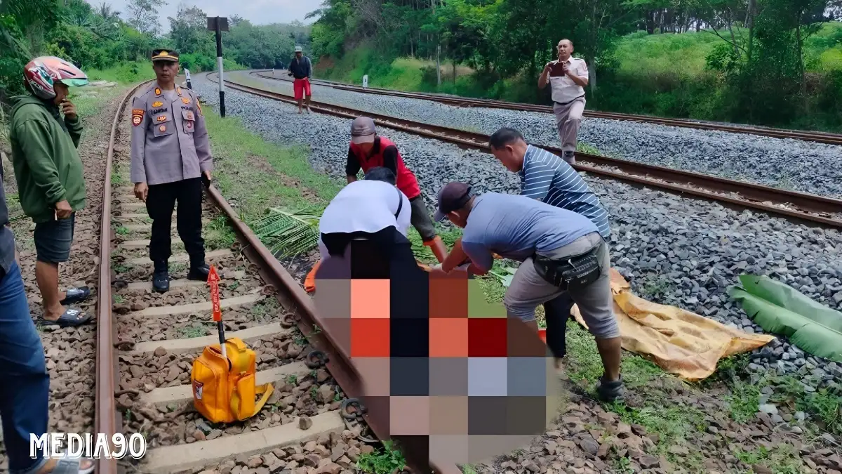 Asyik Bermain di Rel, Bocah di Kotabumi Lampung Utara ini Tewas Tertabrak Kereta Api