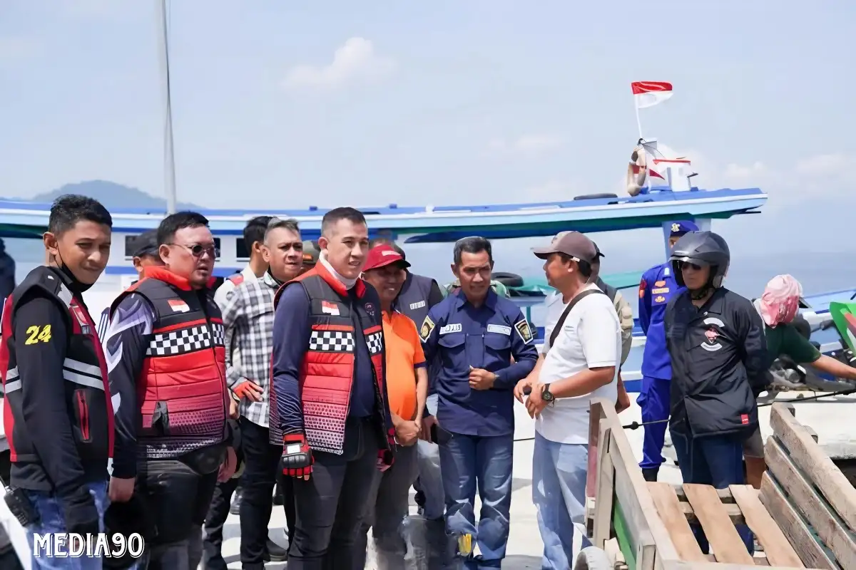 Cegah Kemacetan dan Keselamatan Transportasi Laut, Bupati dan Kapolres Pesawaran Tinjau Kawasan Wisata