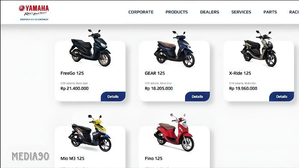 Daftar Harga Motor Yamaha Terbaru 2024, Update Di Sini!