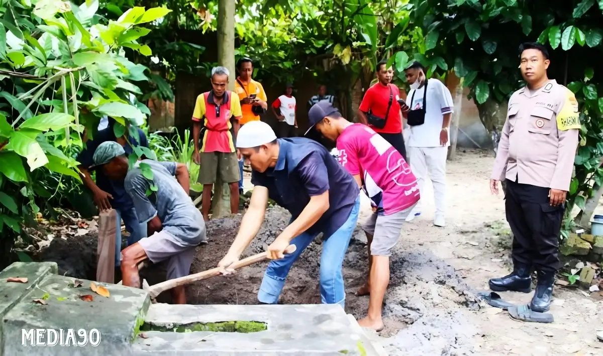 Ditemukan Meninggal di Teras Rumah Warga, Jasad Penderita Gangguan Jiwa ini Dimakamkan di Pringsewu Timur