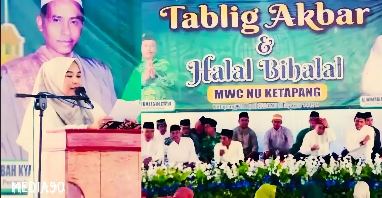 Hadiri Tablig Akbar NU Ketapang, Istri Bupati Lampung Selatan Winarni Sampaikan Pesan ini