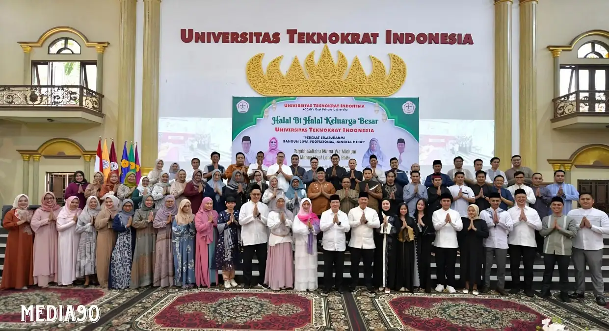 Halalbihalal Universitas Teknokrat Indonesia, Rektor Jaga Silaturahmi dan Profesionalitas