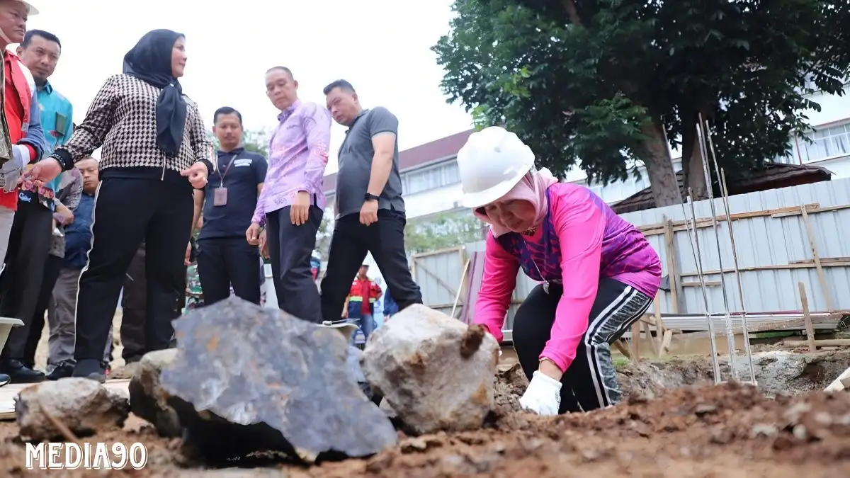Hasil Hibah Pemkot Bandar Lampung, Unila Mulai Bangun Gedung Peradilan Semu Fakultas Hukum