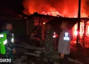 Kebakaran Menghanguskan Properti Bernilai Rp400 Juta di Pasar Tridatu Lampung Timur: Satu Rumah dan Dua Ruko Sembako Dilaporkan Terbakar