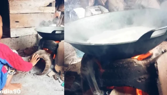 Krisis Gas Elpiji: Warga Lampung Timur Terpaksa Masak dengan Kayu Bakar di Kandang Kambing