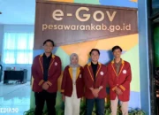 Kisah Seru Mahasiswa Teknokrat Indonesia dalam Magang Bersertifikat di Diskominfotiksan Pesawaran