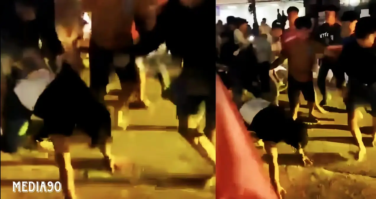 Malam Takbiran Geber Motor Knalpot Bronk, Pemuda di Pulung Kencana Tulang Bawang Barat ini Babak Belur Dikeroyok Warga