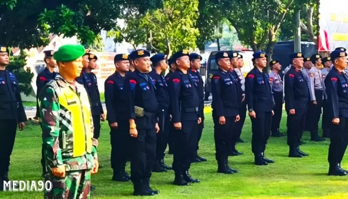 SSK Brimob Batalyon B Pelopor Lampung Turut Berjaga dalam Operasi Keamanan Mudik Lebaran